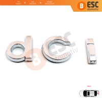 Megane MK3 Clio MK4 Duster İçin Krom "dci" Amblem Yazısı