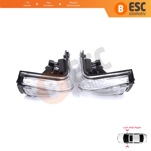VW Crafter MK1 Mercedes Sprinter 906 2E0953049A 2E0953050A İçin Yan Ayna Sinyali Sağ Sol