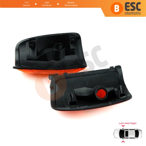 Ford Transit MK8 T18 V363 2013-On 1847390 1847388 İçin Yan Ayna Sinyali Turuncu Sağ ve Sol