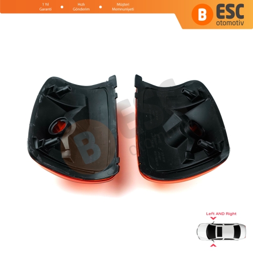 Ford Transit MK8 T18 V363 2013-On 1847390 1847388 İçin Yan Ayna Sinyali Turuncu Sağ ve Sol