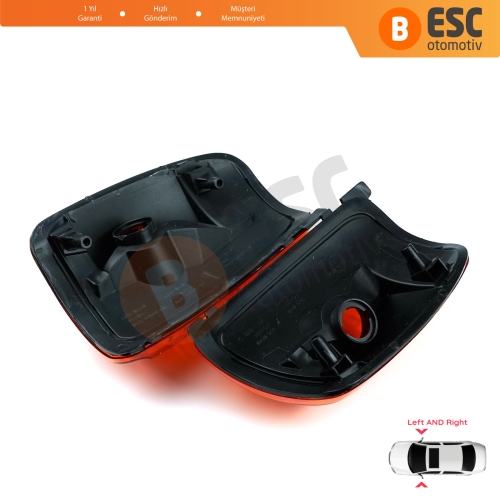 Ford Transit MK8 T18 V363 2013-On 1847390 1847388 İçin Yan Ayna Sinyali Turuncu Sağ ve Sol