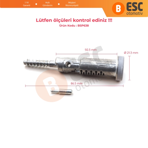 Opel Combo Kadett Corsa Astra Tigra İçin Kontak Göbek Şaft Ateşleme Kilit Silindir Mili HU46