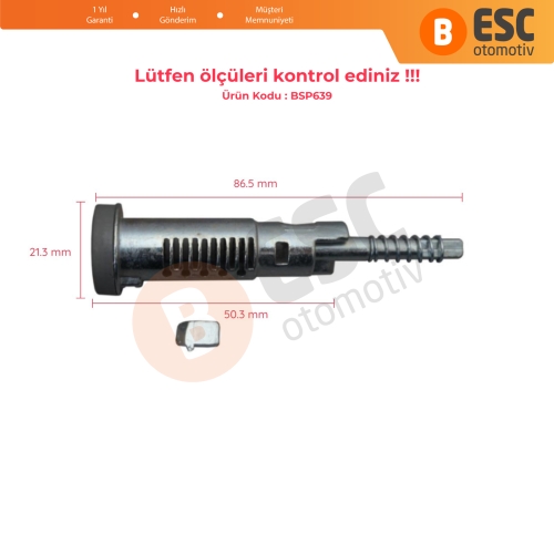 Opel Meriva Zafira Combo Corsa Astra Tigra İçin Kontak Göbek Şaft Ateşleme Kilit Silindir Mili YM28