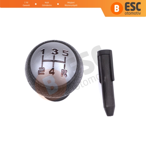 Peugeot 106 206 206+ 306 406 605 2403AP İçin Siyah Gri Renk 5 Vites Topuzu
