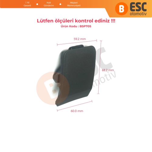 Ford Fusion 2005 12 İçin Ön Tampon Çeki Demir Kapağı 6N1117A989AA