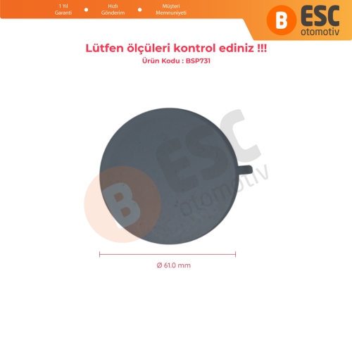 Ford Focus HB 02 05 İçin Arka Çeki Demir Kapağı 2M51A17922AC