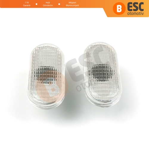 Renault Clio 2 İçin Yan Çamurluk Sinyali 8200257884 BEYAZ