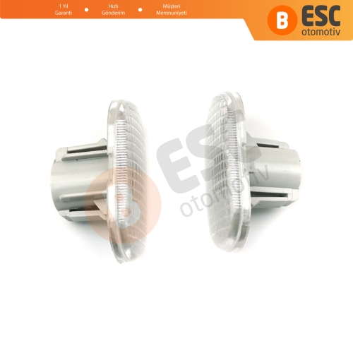 Renault Clio 2 İçin Yan Çamurluk Sinyali 8200257884 BEYAZ