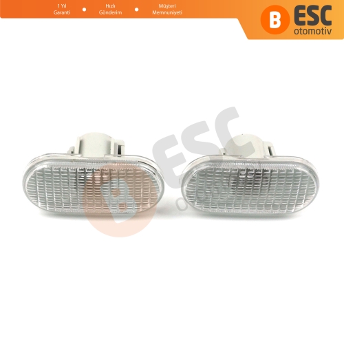 Renault Clio 2 İçin Yan Çamurluk Sinyali 8200257884 BEYAZ