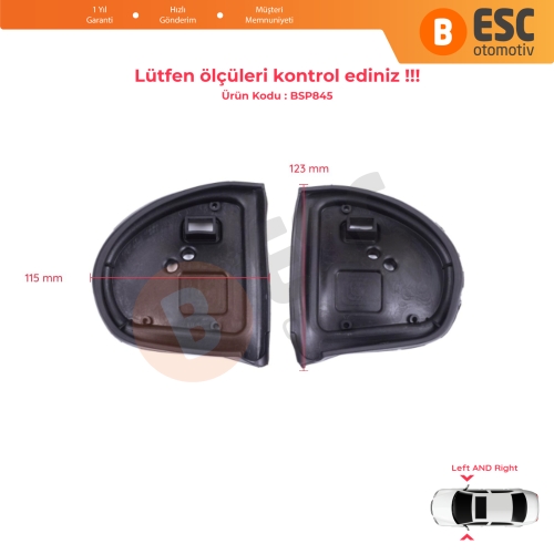 Mercedes W211 S211 W203 S203 A413131418 İçin Yan Dikiz Aynası Kauçuk Contası