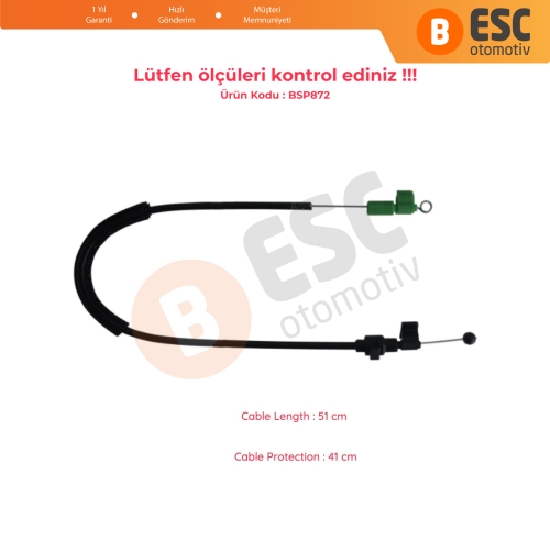 VW Transporter Multivan Caravelle T5 T6 Amarok 2H 7H1819835C İçin Kalorifer Kumanda Teli Yeşil Siyah 