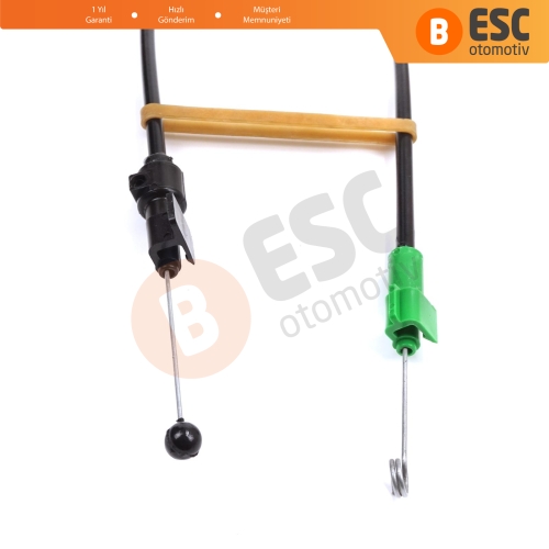 VW Transporter Multivan Caravelle T5 T6 Amarok 2H 7H1819835C İçin Kalorifer Kumanda Teli Yeşil Siyah 