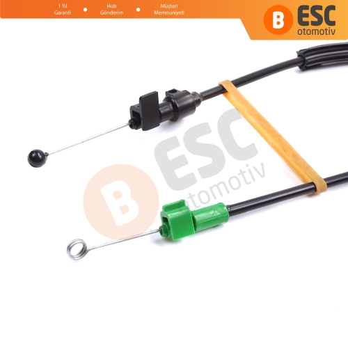 VW Transporter Multivan Caravelle T5 T6 Amarok 2H 7H1819835C İçin Kalorifer Kumanda Teli Yeşil Siyah 