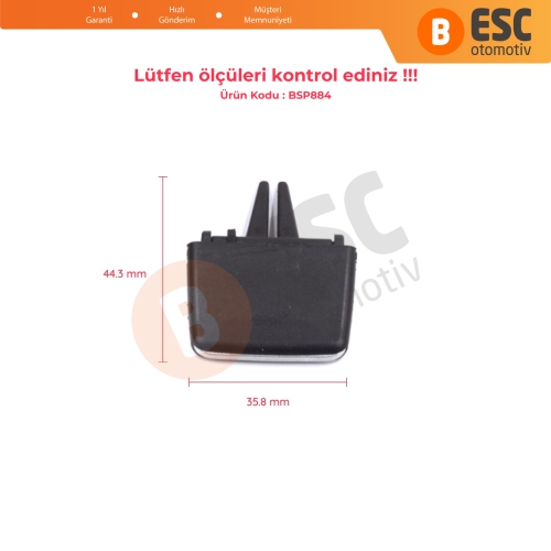 BMW 3 Serisi E90 E91 E92 E93 64229130458 İçin Klima Havalandırma Panel Düğmesi 