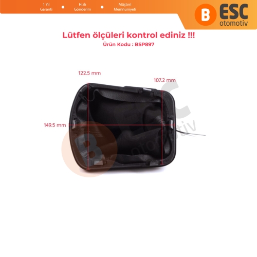 Fiat Linea Punto İçin Siyah Vites Körüğü 735417451