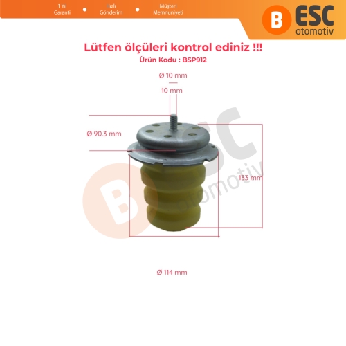 Ducato Jumper Boxer Relay İçin Arka Süspansiyon Takozu 516688