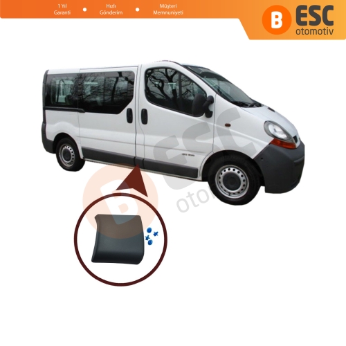 Trafic Vivaro Primastar İçin Sağ Orta Direk Kaplaması 93852554