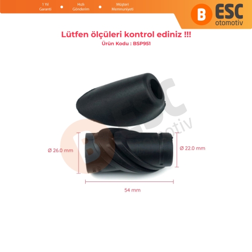 Mercedes E Class W124 A124 C124 A1248270898 İçin Radyo Anteni Tamir Kauçuk Conta Alt Üst Parçası