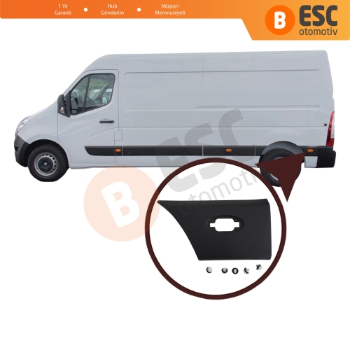 Renault Master MK3 Movano B NV400 için Arka Çamurluk Bandı Çıtası Sol 768F20007R