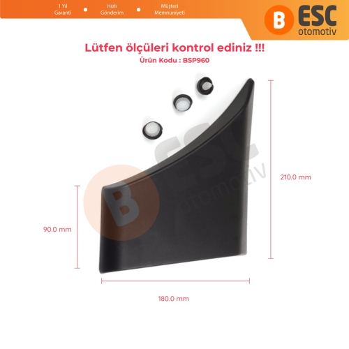 Renault Master MK3 NV400 Movano İçin Arka Sağ Çamurluk Çevre Bandı 768F30004R