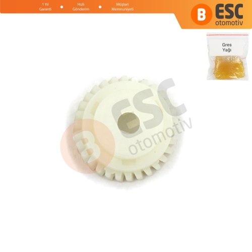 Citroen C3 FC Toyota Avensis T22 Corona T21 Zafira A Porsche 911 Mercedes W163 C208 A208 Nissan Primera P12 Altima L31 için Sunroof Motor Tamir Dişlisi 30-Diş