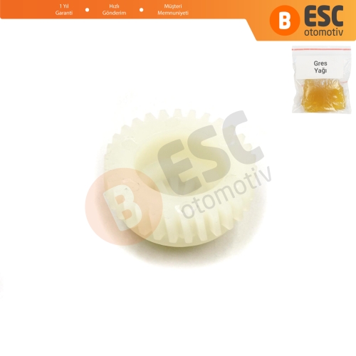 Citroen C3 FC Toyota Avensis T22 Corona T21 Zafira A Porsche 911 Mercedes W163 C208 A208 Nissan Primera P12 Altima L31 için Sunroof Motor Tamir Dişlisi 30-Diş