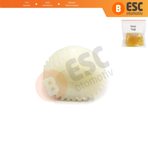 Citroen C3 FC Toyota Avensis T22 Corona T21 Zafira A Porsche 911 Mercedes W163 C208 A208 Nissan Primera P12 Altima L31 için Sunroof Motor Tamir Dişlisi 30-Diş