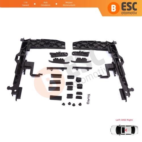 Mercedes E Class W124 S124 C124 190 W201 1247800512 1247800612 İçin Sunroof Kaldırma Ayak Tamir Seti