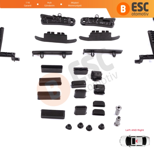 Mercedes E Class W124 S124 C124 190 W201 1247800512 1247800612 İçin Sunroof Kaldırma Ayak Tamir Seti