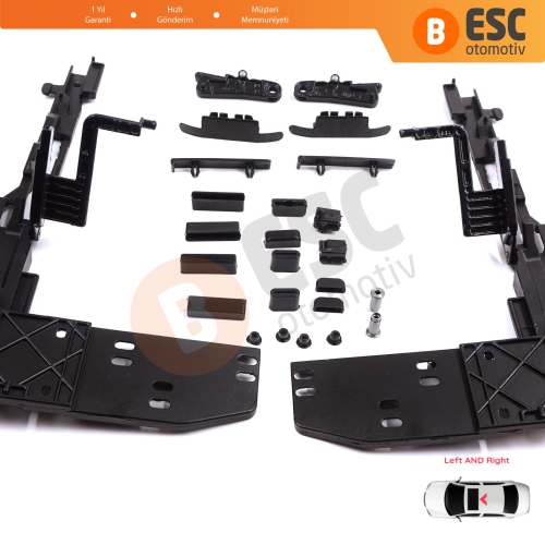 Mercedes E Class W124 S124 C124 190 W201 1247800512 1247800612 İçin Sunroof Kaldırma Ayak Tamir Seti