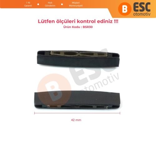 Peugeot 307 406 407 Mercedes W211 W203 W204 W210 İçin 2 Adet Sunroof Panoramik Cam Kızak Tamir Klipsi. 