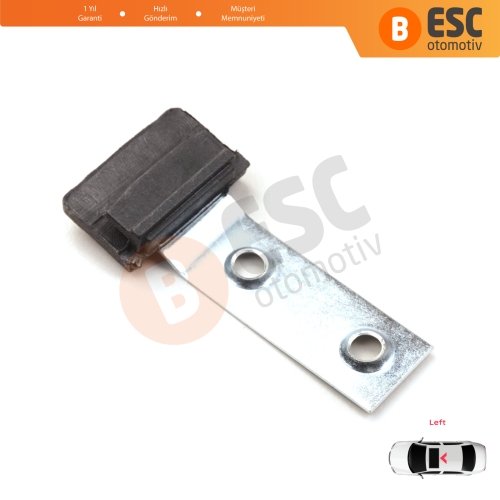 BMW 3 Serisi E46 2003-2006 Makyajlı Kasa 54137134516 için 1 Adet Sunroof Perde Güneşlik Sol Kayar Kızak Çıta Bakalit Klipsi