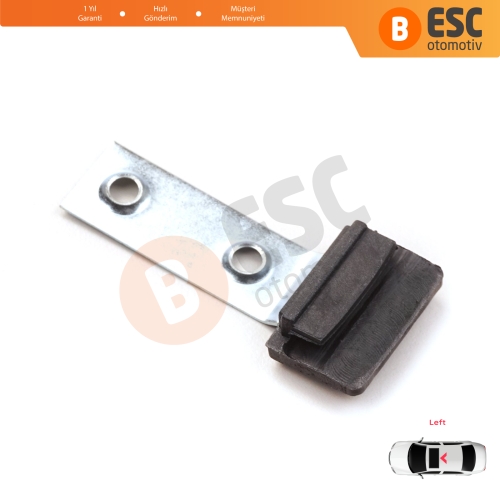 BMW 3 Serisi E46 2003-2006 Makyajlı Kasa 54137134516 için 1 Adet Sunroof Perde Güneşlik Sol Kayar Kızak Çıta Bakalit Klipsi