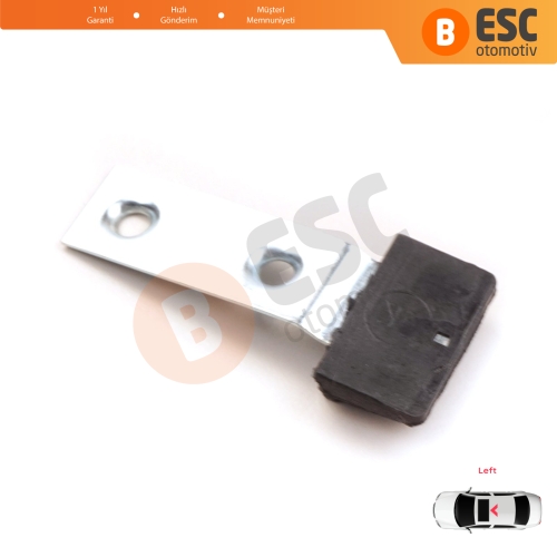 BMW 3 Serisi E46 2003-2006 Makyajlı Kasa 54137134516 için 1 Adet Sunroof Perde Güneşlik Sol Kayar Kızak Çıta Bakalit Klipsi