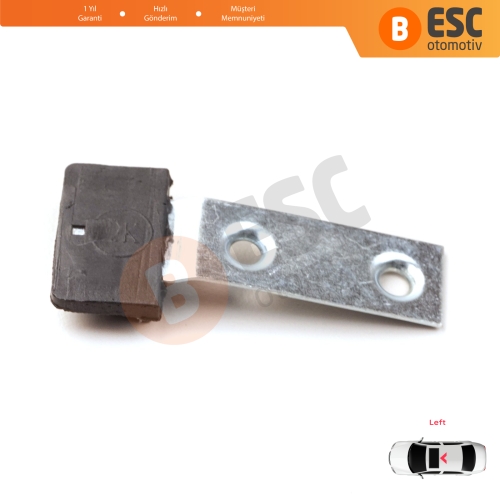 BMW 3 Serisi E46 2003-2006 Makyajlı Kasa 54137134516 için 1 Adet Sunroof Perde Güneşlik Sol Kayar Kızak Çıta Bakalit Klipsi