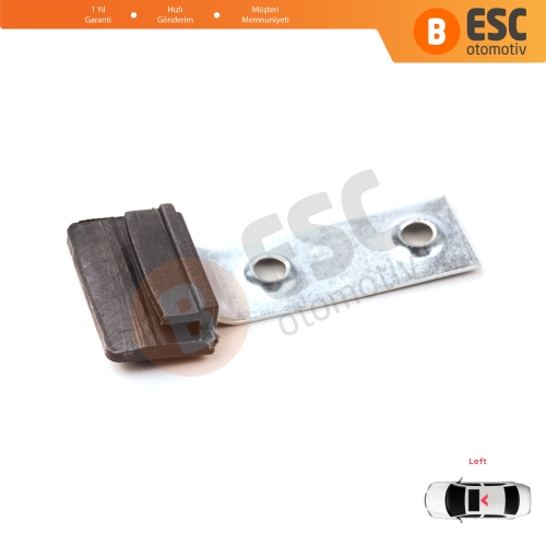 BMW 3 Serisi E46 2003-2006 Makyajlı Kasa 54137134516 için 1 Adet Sunroof Perde Güneşlik Sol Kayar Kızak Çıta Bakalit Klipsi