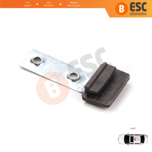 BMW 3 Serisi E46 2003-2006 Makyajlı Kasa 54137134516 için 1 Adet Sunroof Perde Güneşlik Sol Kayar Kızak Çıta Bakalit Klipsi