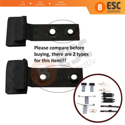 BMW 3 Serisi E46 2003-2006 Makyajlı Kasa 54137134516 54138246025 için 11 Parça Sunroof Perde Kayar Kızak Çıta Bakalit Klips Seti