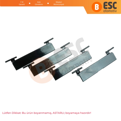 Mercedes C W204 İçin 4 Adet Tavan Oluk Çıtası Port Bagaj Kapağı 20469071829040 95*20 mm