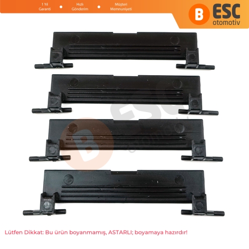 Mercedes C W204 İçin 4 Adet Tavan Oluk Çıtası Port Bagaj Kapağı 20469071829040 95*20 mm