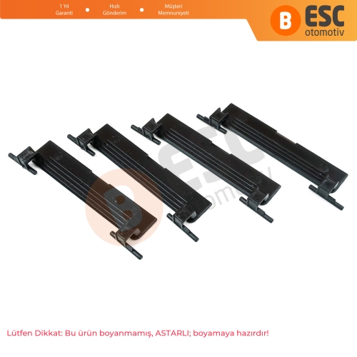 Mercedes C W204 İçin 4 Adet Tavan Oluk Çıtası Port Bagaj Kapağı 20469071829040 95*20 mm