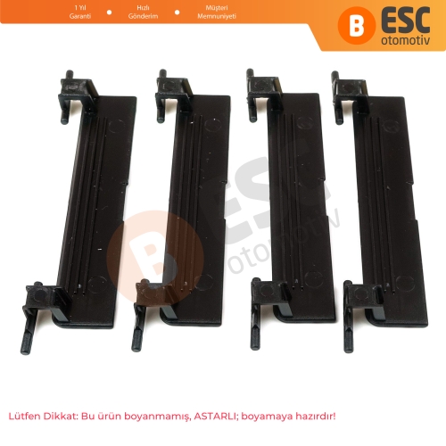 Mercedes C W204 İçin 4 Adet Tavan Oluk Çıtası Port Bagaj Kapağı 20469071829040 95*20 mm