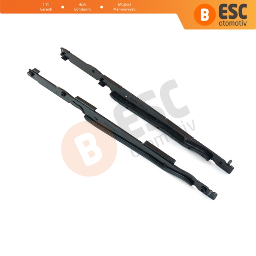 BMW 3 E91 5 E61 X3 E83 X5 E53 E70 Cullinan RR31 54138408062 İçin 2 Parça Metal Sunroof Ray Kızak Tamir Seti