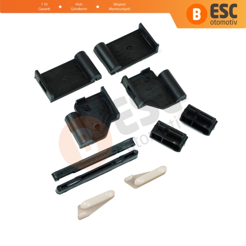 BMW 3 E91 5 E61 X3 E83 X5 E53 E70 Cullinan RR31 54137155683 İçin 10 Parça Sunroof Ray Kızak Tavan Perde Tamir Seti