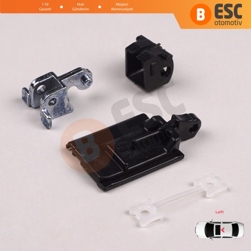 BMW 3 Serisi E36 E46 7 Serisi E38 54128119747 için 4 Parça Sunroof Sürgülü Tavan Kılavuz Rayı Kaldırma Kolu Tamir Seti Sol