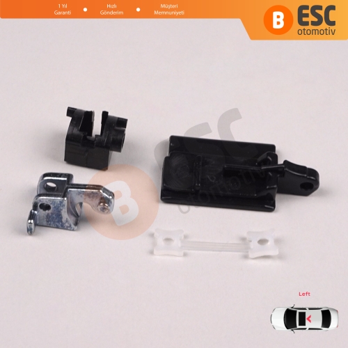 BMW 3 Serisi E36 E46 7 Serisi E38 54128119747 için 4 Parça Sunroof Sürgülü Tavan Kılavuz Rayı Kaldırma Kolu Tamir Seti Sol