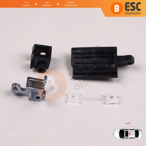 BMW 3 Serisi E36 E46 7 Serisi E38 54128119747 için 4 Parça Sunroof Sürgülü Tavan Kılavuz Rayı Kaldırma Kolu Tamir Seti Sol