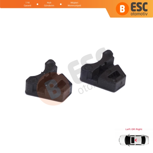 Mercedes CLA A C E Class W176 W177 W205 C207 C117 İçin 2 Adet Sunroof Kızak Tamir Braket Klipsi