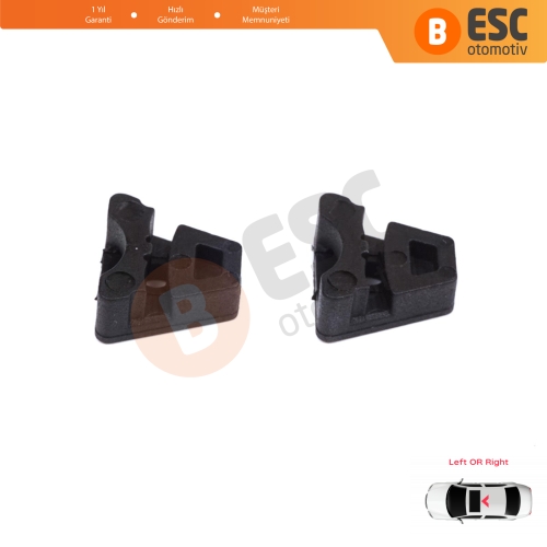 Mercedes CLA A C E Class W176 W177 W205 C207 C117 İçin 2 Adet Sunroof Kızak Tamir Braket Klipsi