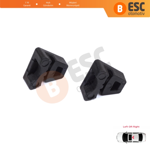 Mercedes CLA A C E Class W176 W177 W205 C207 C117 İçin 2 Adet Sunroof Kızak Tamir Braket Klipsi